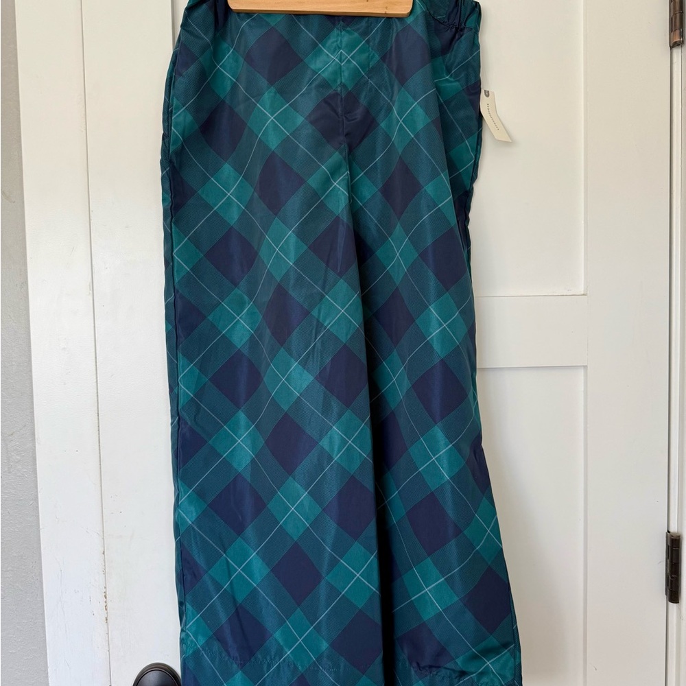 Maeve Green and Navy Plaid Pants, Anthropologie NWT